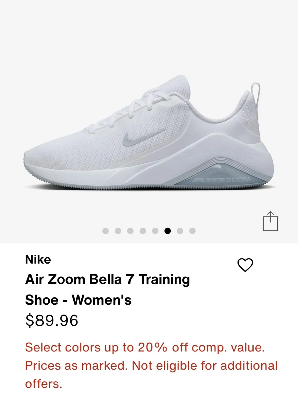 Women Nike Air Bella 7 Training Shoes
